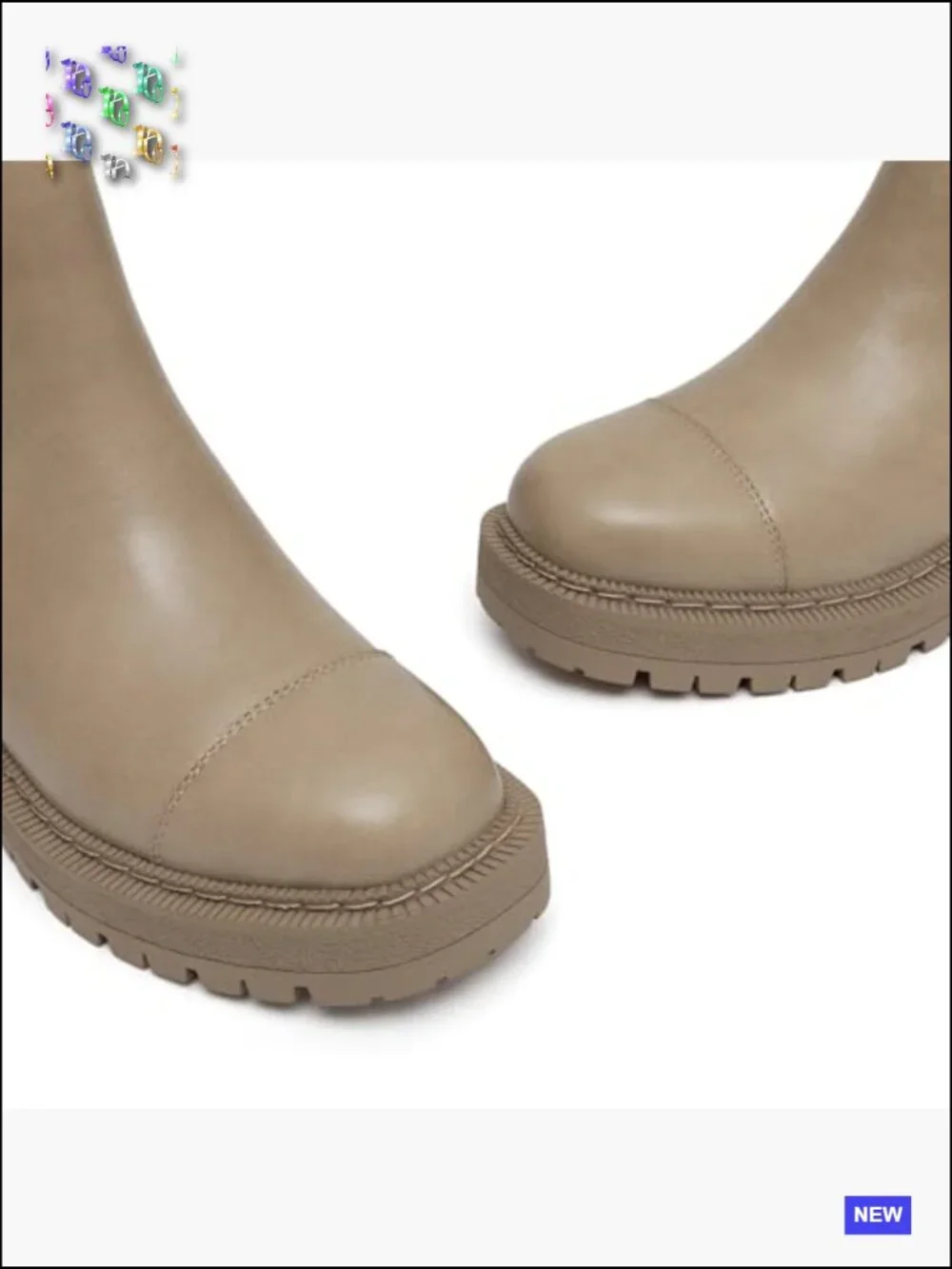 Chelsea Boots Platform Chunky Heel Slip On Elastic Lug Sole Ankle Booties